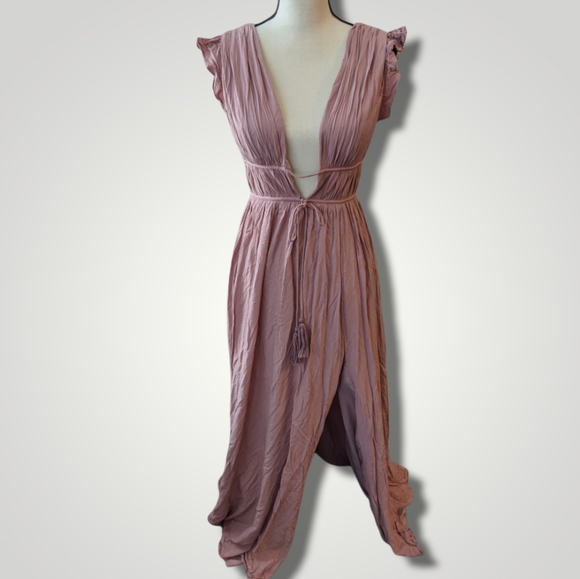 Azazie Blush Bridesmaid Dress Sz A2 - Picture 2 of 16